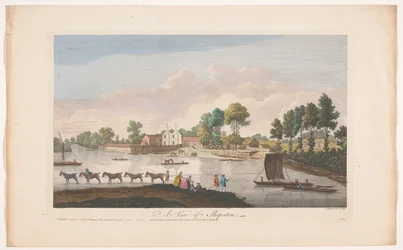 Vista sul villaggio di Shepperton