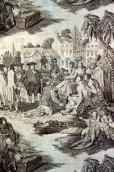 Il trattato di William Penn con gli indiani (Tessuto d