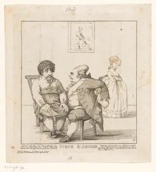 Caricatura di Charles Fox e Frederick North, 1783