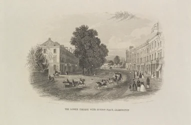 La parata inferiore con Euston Place, Leamington