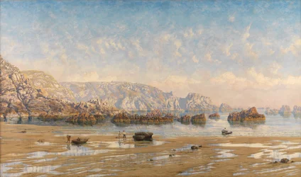 Nelle Isole del Canale (olio su tela)