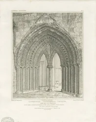 Cattedrale di Lichfield - Porta del transetto nord