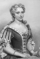 Carolina di Brandeburgo-Ansbach 1683-1737, regina consorte di Re Giorgio II, 1851
