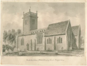 Chiesa di Abbots Bromley (disegno a seppia)
