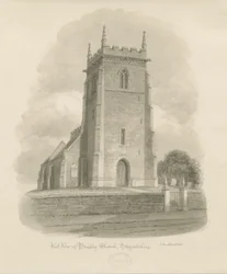 Chiesa di Bradley: disegno a seppia