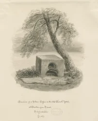 Burton-upon-Trent - Bara di pietra nel vecchio cimitero