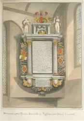 Cornovaglia - Chiesa di Kilkhampton - Monumento di Sir Bevil Grenville