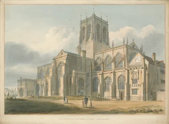 Dorset - Chiesa di Sherborne, 1802
