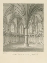 Interno della Cattedrale di Lichfield - Sala Capitolare