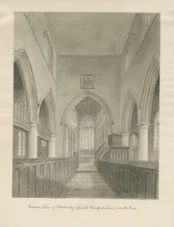 Interno della Chiesa di Penkridge