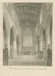 Interno della Chiesa di Penkridge