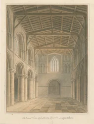 Interno della Chiesa Priorale di Tutbury