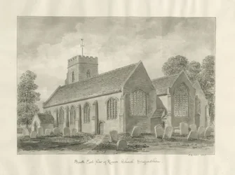Chiesa di Kinver: disegno a seppia
