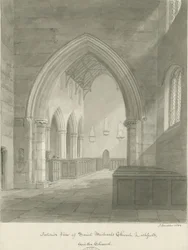 Lichfield - Interno della Chiesa di San Michele