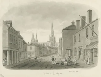 Lichfield - Vista della strada