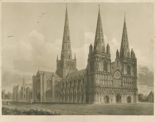 Lichfield Cathedral - Vista Nord Ovest