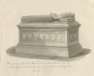 Maer Church - Monumento a Sir John Bowyer e Lady Catherine