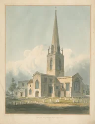 Oxfordshire - Chiesa di Bampton, 1802