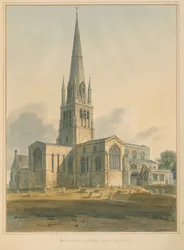 Oxfordshire - Chiesa di Witney, 1802
