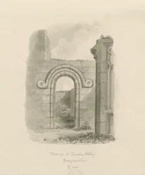 Ranton Abbey [Priory] - Resti di un portale
