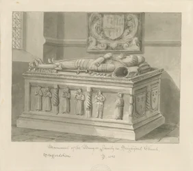 Chiesa di Seighford - Tomba di William e Mercy Bowyer