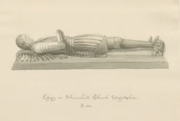 Chiesa di Shareshill - Effigie monumentale di Sir Humphrey Swynnerton