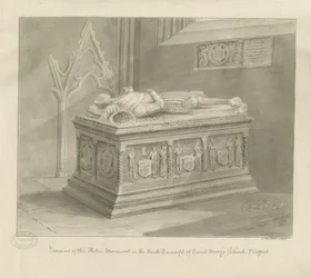 Stafford - Monumento di Aston nella Chiesa di Santa Maria