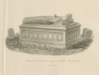 Chiesa di Stone - Tomba di William Crompton