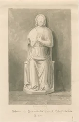 Chiesa di Swynnerton - Statua di Gesù Cristo