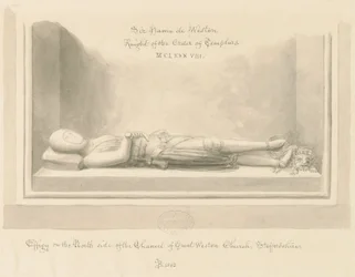 Weston-under-Lizard - Effigie di Sir Hamo de Weston