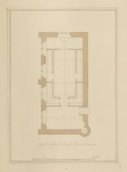 Wiltshire - Sarum - Pianta del Palazzo del Vescovo