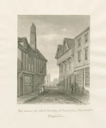 Wolverhampton - Lichfield Street: disegno a seppia