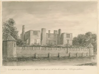 Wolverhampton - La Vecchia Sala: disegno a seppia, 1837
