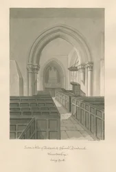Worcestershire - Droitwich - Interno della Chiesa di Dodderhill