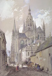 Cattedrale di Bayeux, vista da sud-est