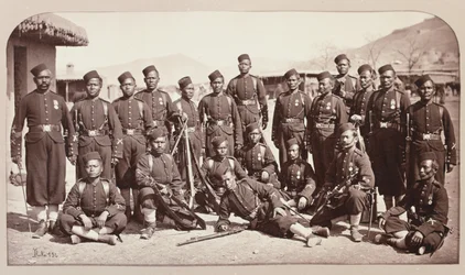 Squadra di baionette del 4° Reggimento Goorkha, 1878