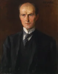 John Quinn di John Butler Yeats, 1908, olio su tela, dalla National Portrait Gallery - NPG-NPG 75 36Quinn-000001