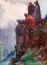 Errore di collina (litografia a colori)