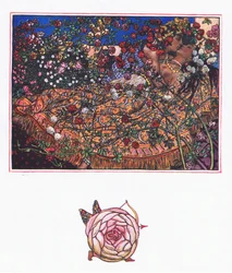 Canzone di Gulbaz, illustrazione da The Garden of Kama (e altri testi dall