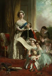 Regina Vittoria e i suoi figli