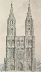 Facciata ovest della cattedrale di Strasburgo