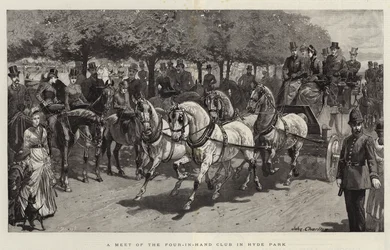 Un incontro del Four-in-Hand Club a Hyde Park
