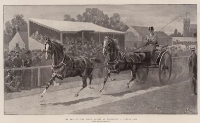 La vendita dei cavalli del re a Wolferton, una coppia in tandem