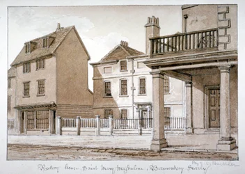 Il rettorato, St Mary Magdalen, Bermondsey, Londra, 1828
