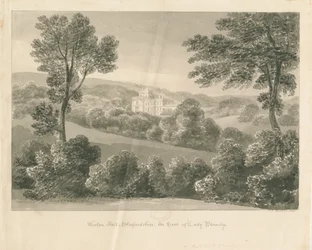 Wootton Lodge: disegno a seppia