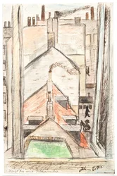 Vista dalla mia finestra della cucina