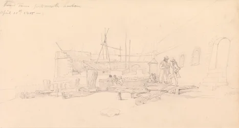 Disegno della Torre Rotonda, porto di Portsmouth