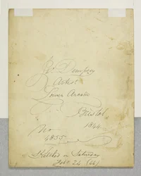 Ritratto di un giovane, verso