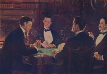 I giocatori di whist, c1900, c1915