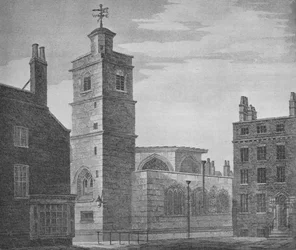Chiesa di San Bartolomeo il Minore, Città di Londra, c1830 1906